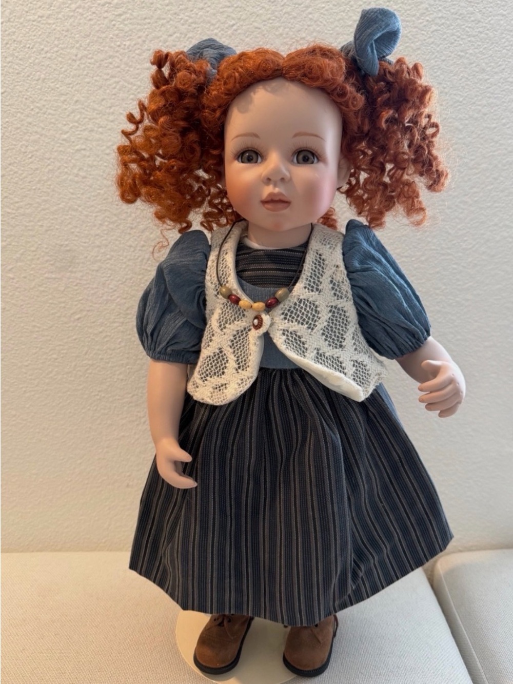 Kingstate The Dollcrafter, #5070, 0289/3500, Red Hair, Hazel Eyes, 20" Doll